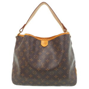 Louis Vuitton Monogram Leather Brown Delightful Semi Shoulder Bag